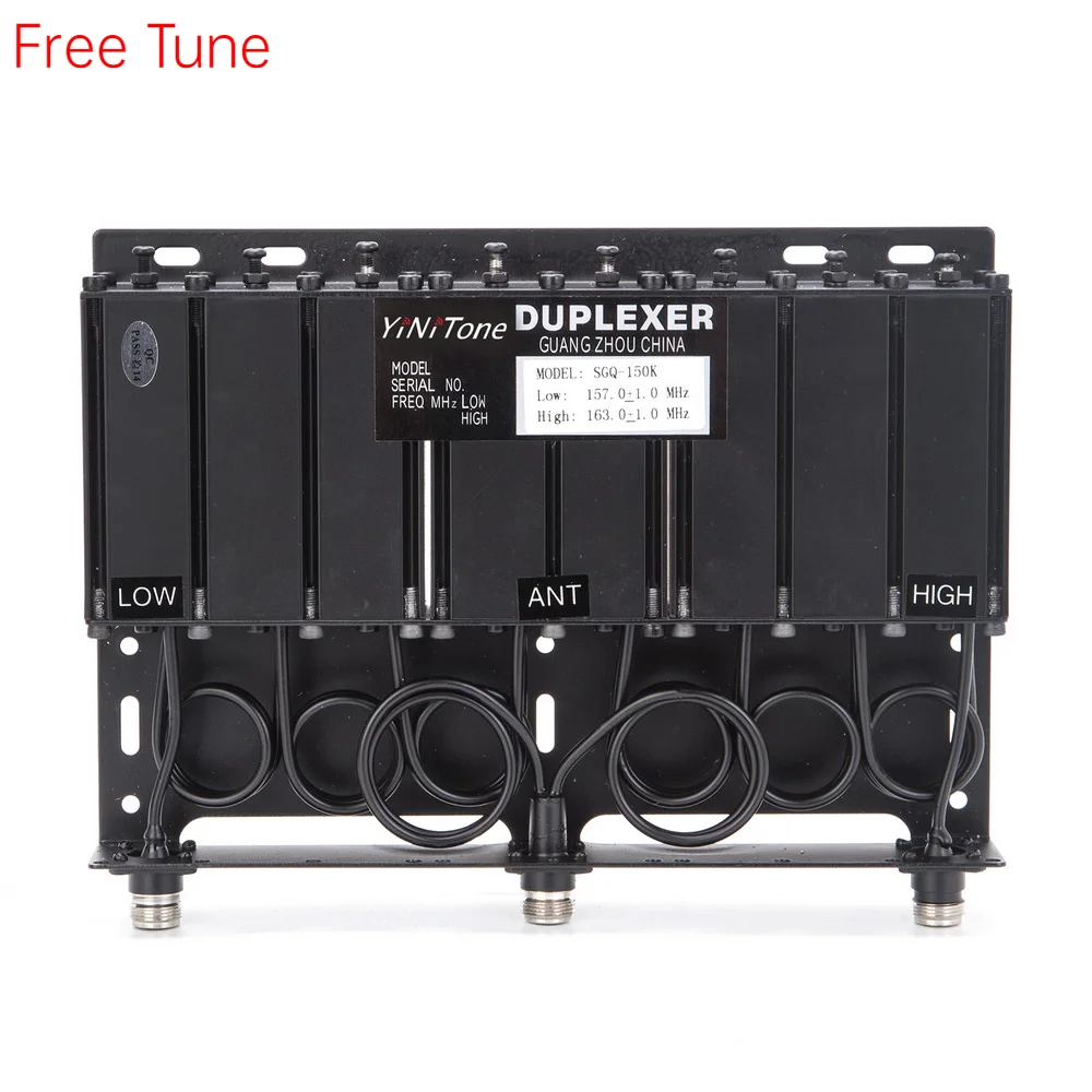 YiNiTone 100W VHF 8 Cavity Duplexer Wide Band N Connector FREE tune Radio Repeater Duplexr 136-174Mhz
YiNiTone 100W VHF 8 Cavity Duplexer Wide Band N Connector FREE tune Radio Repeater Duplexr 136-174Mhz