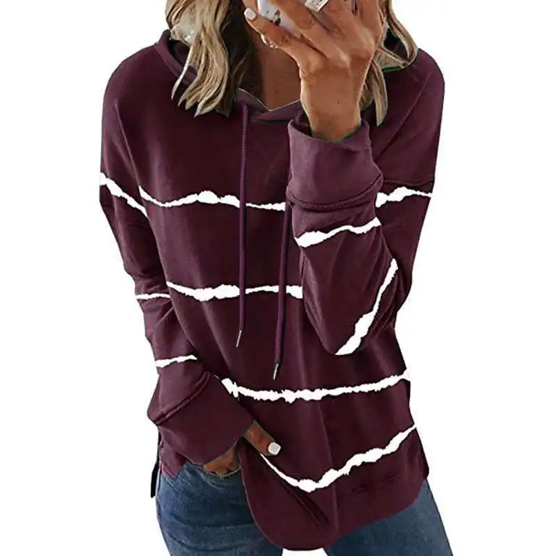 Autumn 2020 New Women Striped Print Loose Hoodies Long Sleeve Hooded Sweatshirt Harajuku Style Wn*
Autumn 2020 New Women Striped Print Loose Hoodies Long Sleeve Hooded Sweatshirt Harajuku Style Wn*