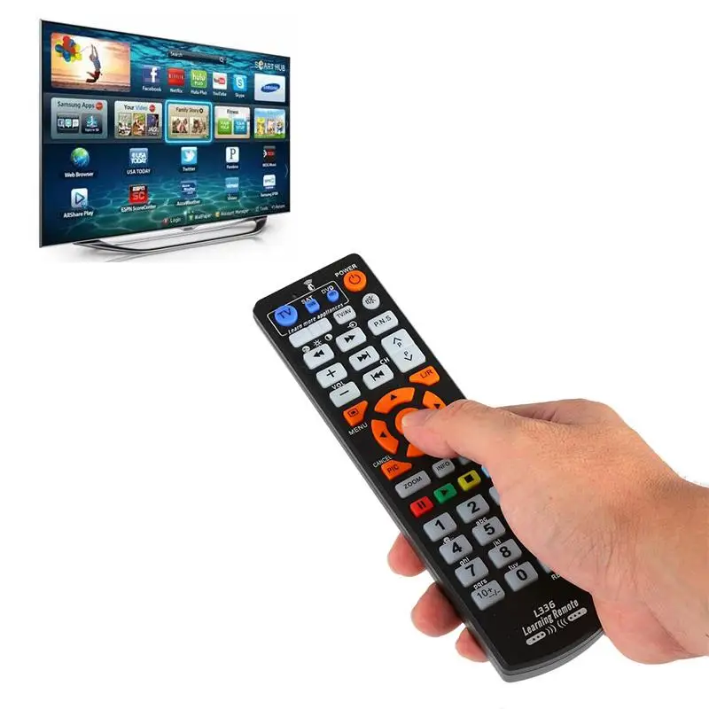 Universal Smart Remote Control Controller IR Remote Control With Learning Function for TV CBL DVD SAT For L336
Universal Smart Remote Control Controller IR Remote Control With Learning Function for TV CBL DVD SAT For L336