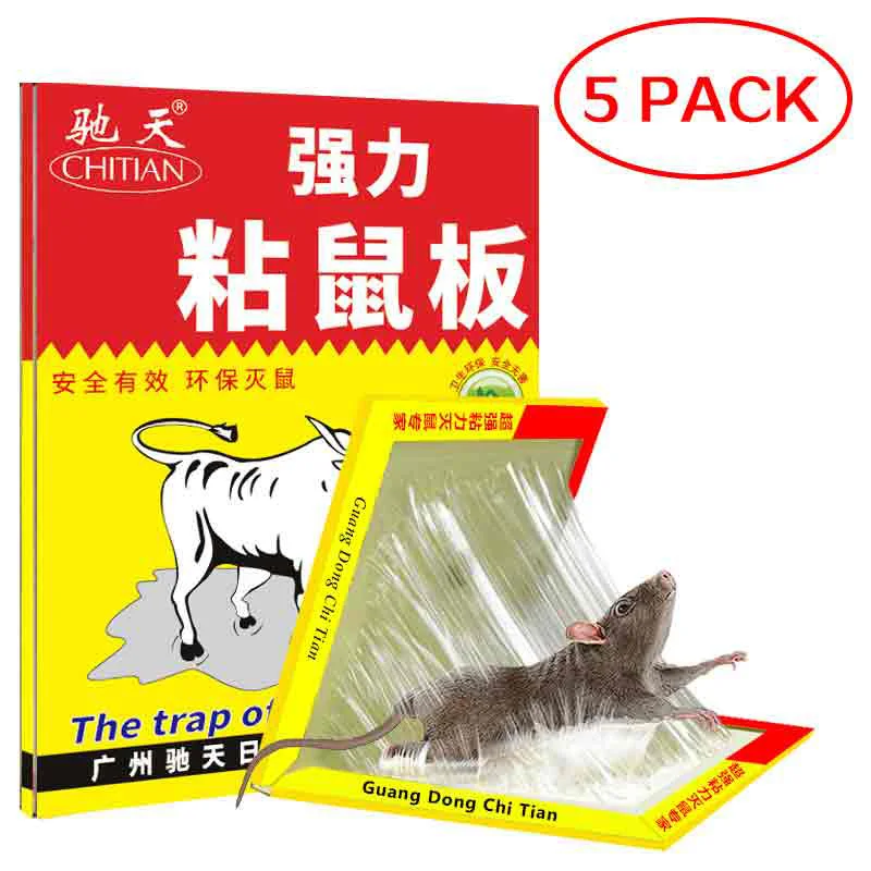 5 PCS Mouse Trap Board Rat Traps High Effective Rodent Rat Snake Bugs Killing Bait Strong Sticky Glue Catcher Traps Insect
5 PCS Mouse Trap Board Rat Traps High Effective Rodent Rat Snake Bugs Killing Bait Strong Sticky Glue Catcher Traps Insect