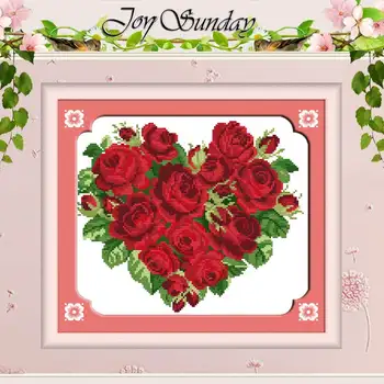 Closer Hearts Pattern Counted Cross Stitch 11CT 14CT Cross Stitch Set Wholesale Rose Cross-stitch Kit Embroidery Needlework
Closer Hearts Pattern Counted Cross Stitch 11CT 14CT Cross Stitch Set Wholesale Rose Cross-stitch Kit Embroidery Needlework