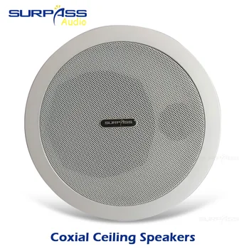 Coxial Ceiling Speakers With Back Cover Woofer and Tweeter Unit Stereo Sound Passive Ceiling Speaker Plastic Frame Roof Horn
Coxial Ceiling Speakers With Back Cover Woofer and Tweeter Unit Stereo Sound Passive Ceiling Speaker Plastic Frame Roof Horn