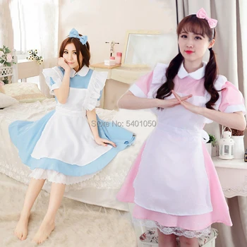 Alice In Wonderland Party Cosplay Costume Anime Sissy Maid Uniform Sweet Lolita Dress Halloween Costumes For Women kids
Alice In Wonderland Party Cosplay Costume Anime Sissy Maid Uniform Sweet Lolita Dress Halloween Costumes For Women kids