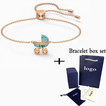 2020 New Classic Fashion Rose Gold SWEET CARRIAGE Blue Crystal Woman Bracelet Gives Girlfriend Romantic Birthday Best Gift
2020 New Classic Fashion Rose Gold SWEET CARRIAGE Blue Crystal Woman Bracelet Gives Girlfriend Romantic Birthday Best Gift