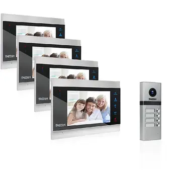 TMEZON Video Intercom Doorbell System, Touch Button ,Support Snapshot & Video Record,Design For Multiple Apartment
TMEZON Video Intercom Doorbell System, Touch Button ,Support Snapshot & Video Record,Design For Multiple Apartment