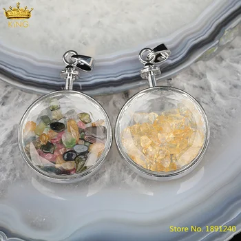 5Pcs/Lot Natural Roses Quartz Fluorite Stone Chip Beads Round-Shape Wish Bottle Pendant Necklace Women Reiki Jewelry LS-LT-71KBG
5Pcs/Lot Natural Roses Quartz Fluorite Stone Chip Beads Round-Shape Wish Bottle Pendant Necklace Women Reiki Jewelry LS-LT-71KBG