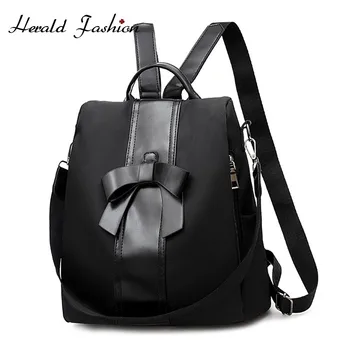 Herald Fashion Women Backpack with Bow Quality Leather Female Backpacks Larger Capacity Anti-theft Lasdies' Travel Shoulder Bag
Herald Fashion Women Backpack with Bow Quality Leather Female Backpacks Larger Capacity Anti-theft Lasdies' Travel Shoulder Bag