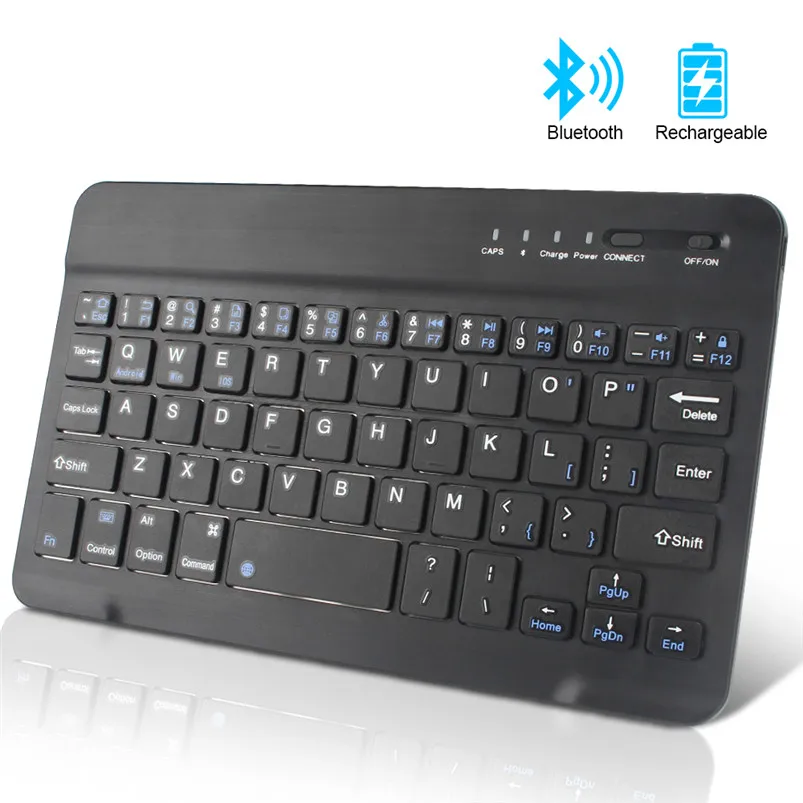 Wireless Mini Keyboard Bluetooth Keyboard Compatible with IOS Windows Rechargeable Keyboard for iPad TV Tablet Phone Andriod
Wireless Mini Keyboard Bluetooth Keyboard Compatible with IOS Windows Rechargeable Keyboard for iPad TV Tablet Phone Andriod