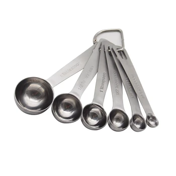 6pcs/Set Small Measuring Spoon Stainless Steel Coffee Measuring Spoons Tea Seasoning Multiple Size Measuring Spoon Kitchen Tools
6pcs/Set Small Measuring Spoon Stainless Steel Coffee Measuring Spoons Tea Seasoning Multiple Size Measuring Spoon Kitchen Tools