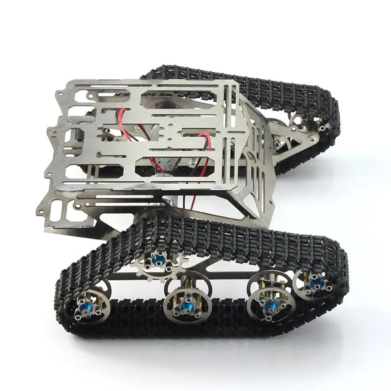 Metal caterpillar Tank Robot Chassis Track Arduino Tank Chassis Wali Motor Stainless Steel
Metal caterpillar Tank Robot Chassis Track Arduino Tank Chassis Wali Motor Stainless Steel