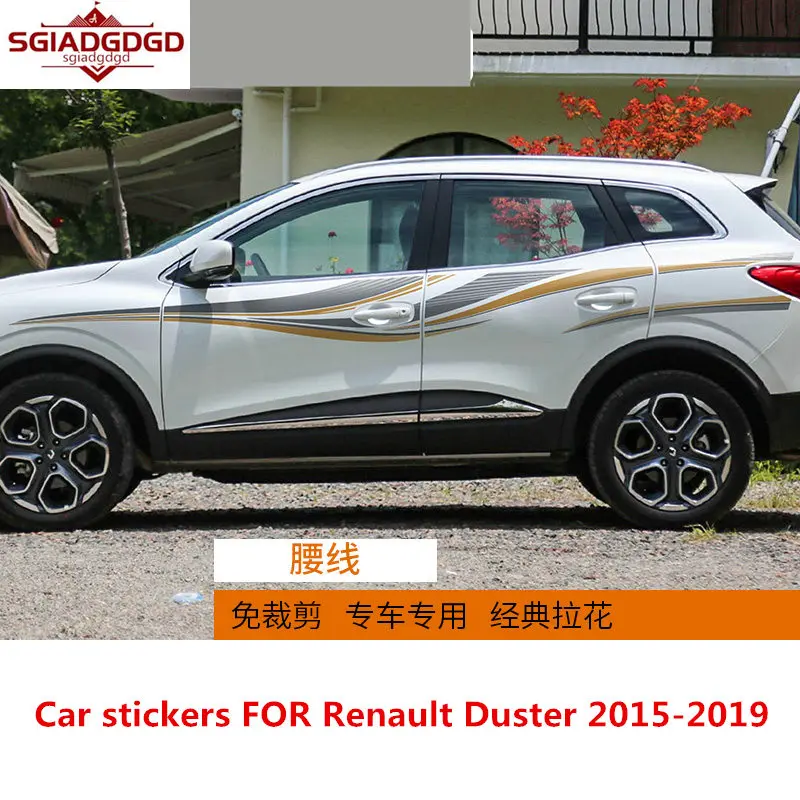 Car stickers FOR Renault Duster 2015-2019 body decoration fashion decals Duster personalized custom stickers
Car stickers FOR Renault Duster 2015-2019 body decoration fashion decals Duster personalized custom stickers