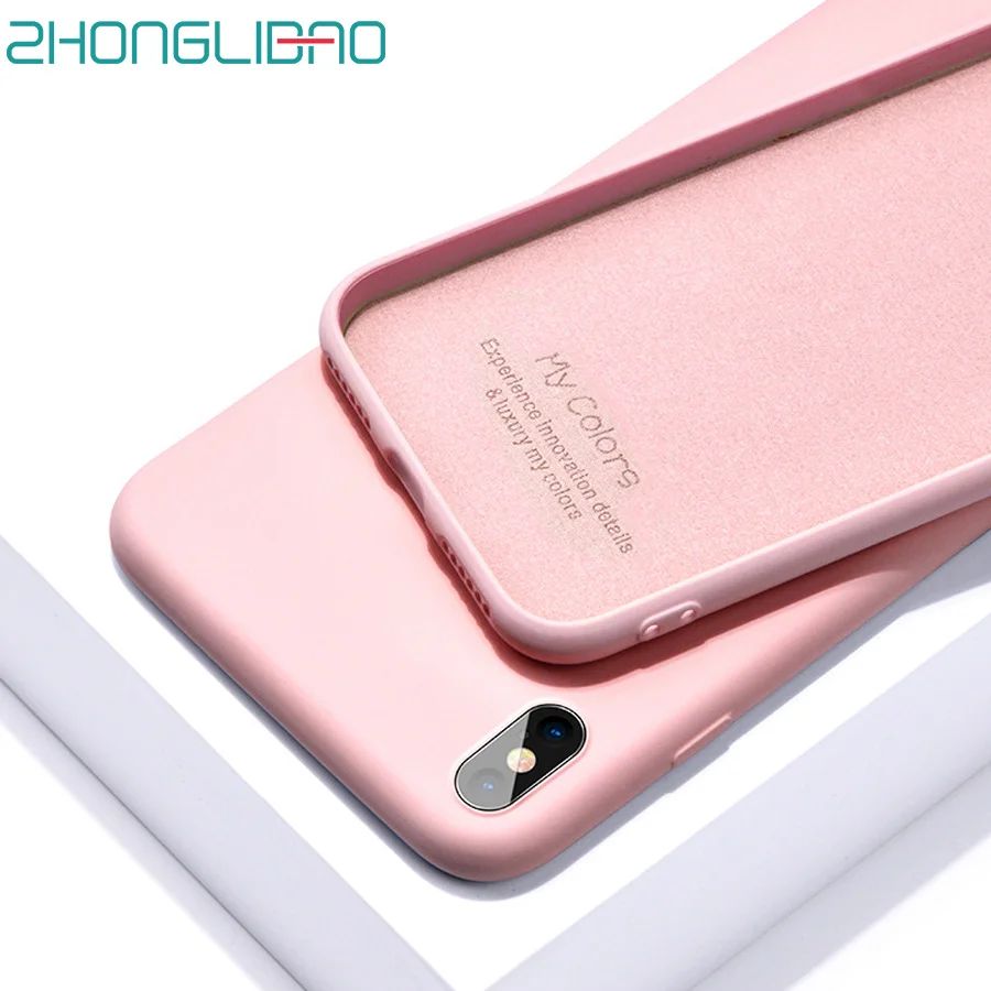 Soft Silicone Case for IPhone 11 Pro Max Liquid Silicone Cover for IPhone 7 8 6 S 6s Plus Original Phone Bag coque
Soft Silicone Case for IPhone 11 Pro Max Liquid Silicone Cover for IPhone 7 8 6 S 6s Plus Original Phone Bag coque