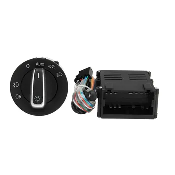 Car Automatic Headlight Sensor HeadLamp Knob Black Headlight Switch Control Module For VW T5 T5.1 Transporter 2003-2015
Car Automatic Headlight Sensor HeadLamp Knob Black Headlight Switch Control Module For VW T5 T5.1 Transporter 2003-2015