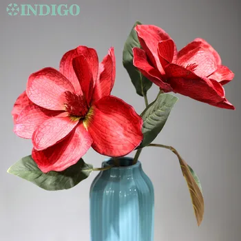 INDIGO- Wholesale 50pcs Magnolia Orchid BIG Silk Magnolia Decorative Artificial Flower Wedding Flower Party Event Mirror Flower
INDIGO- Wholesale 50pcs Magnolia Orchid BIG Silk Magnolia Decorative Artificial Flower Wedding Flower Party Event Mirror Flower