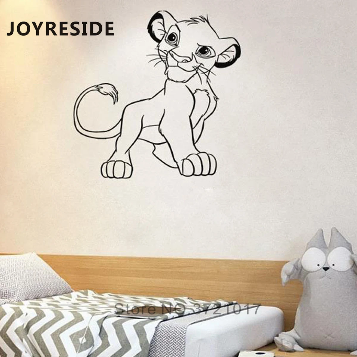 JOYRESIDE Lion King Wall Decals Simba Animals Vinyl Wall Sticker Home Art Design Kids Bedroom Cute Decoration Wall Decals WM183
JOYRESIDE Lion King Wall Decals Simba Animals Vinyl Wall Sticker Home Art Design Kids Bedroom Cute Decoration Wall Decals WM183