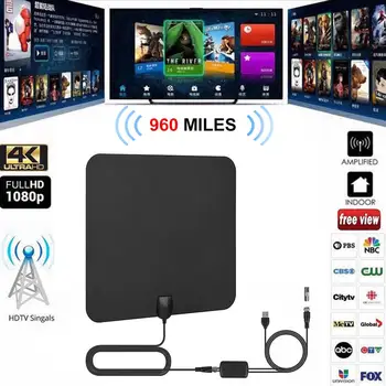 HD 1080P DVB-T2 960m Range Double Amplified HDTV Antenna Detachable Signal Amplifier Booster 4M Coaxial Cable Digital TV Antenna
HD 1080P DVB-T2 960m Range Double Amplified HDTV Antenna Detachable Signal Amplifier Booster 4M Coaxial Cable Digital TV Antenna