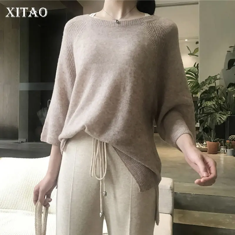 XITAO Thin Perspective Sweater Off Shoulder Knitted Elegant 2019 Autumn Fashion Small Fresh Pullover Full Sleeve Sweater WLD2976
XITAO Thin Perspective Sweater Off Shoulder Knitted Elegant 2019 Autumn Fashion Small Fresh Pullover Full Sleeve Sweater WLD2976