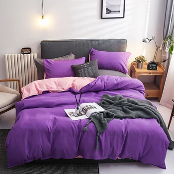 Lychee Simple Bedding Set Solid Polyester Duvet Cover Bed Sheet Pillowcase Bedclothes 3-4pcs/Set High Quality Home Bed Sets
Lychee Simple Bedding Set Solid Polyester Duvet Cover Bed Sheet Pillowcase Bedclothes 3-4pcs/Set High Quality Home Bed Sets
