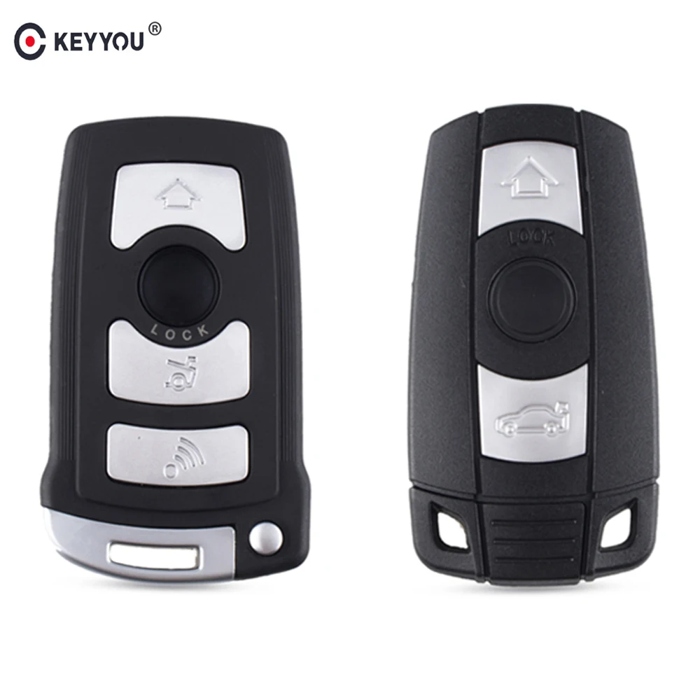 Чехол для автомобильного ключа KEYYOU 3 4 кнопки BMW 1 5 7 серии E65 E66 E67 E68 745i 745Li 750i 750Li 760i