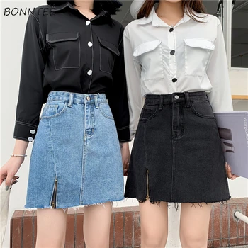 Skirts Womens Plus Size S-5XL Summer Spring Side Split Zipper Fashion Clothes Denim Short Skirt Girls Elegant OL Friends Tassel
Skirts Womens Plus Size S-5XL Summer Spring Side Split Zipper Fashion Clothes Denim Short Skirt Girls Elegant OL Friends Tassel
