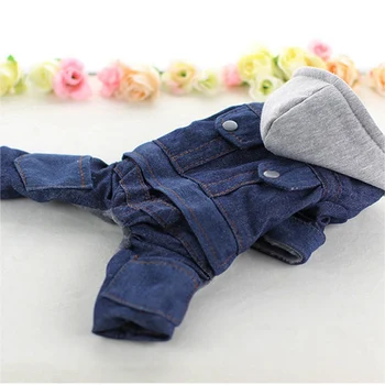 Thickend Pet Dogs Hoodies Warm Winter Cool Dog Denim Coat Four Legs Cotton Little Puppy Dogs Clothes with Color Matching Hat
Thickend Pet Dogs Hoodies Warm Winter Cool Dog Denim Coat Four Legs Cotton Little Puppy Dogs Clothes with Color Matching Hat
