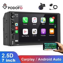 Podofo 2 Din Car Radio 7" Touch Screen Autoradio Apple Carplay Android Auto Stereo Receiver Bluetooth MP5 Car Multimedia Player
Podofo 2 Din Car Radio 7" Touch Screen Autoradio Apple Carplay Android Auto Stereo Receiver Bluetooth MP5 Car Multimedia Player