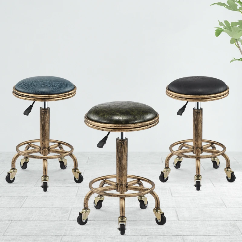 Hairdresser's chair hairdresser's Swivel Stool hairdressing salon pulley chair haircut
Hairdresser's chair hairdresser's Swivel Stool hairdressing salon pulley chair haircut