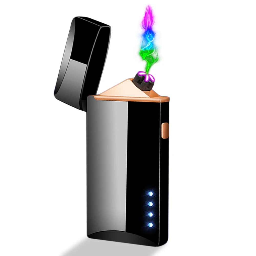New Dual Arc USB Electric Lighter LED Power Display Touch Plasma Arc Cigarette Lighter Windproof Metal Novelty Lighter Men Gifts
New Dual Arc USB Electric Lighter LED Power Display Touch Plasma Arc Cigarette Lighter Windproof Metal Novelty Lighter Men Gifts