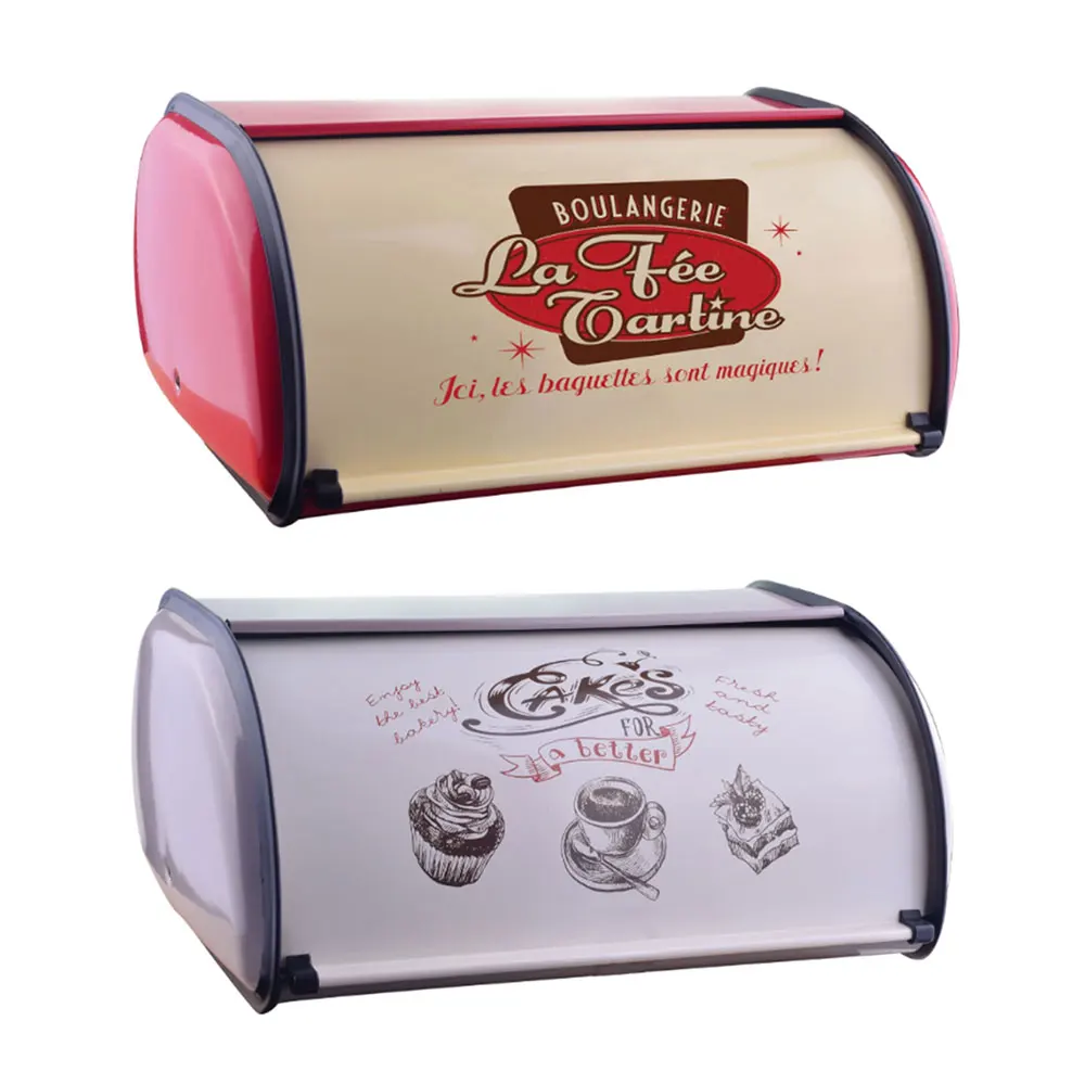 Vintage Bread Box Storage Bin Rollup Small Powder Coated Bread Iron Snack Organizador for Kitchen Organizer
Vintage Bread Box Storage Bin Rollup Small Powder Coated Bread Iron Snack Organizador for Kitchen Organizer