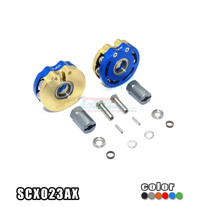 GPM BRASS PENDULUM WHEEL KNUCKLE AXLE WEIGHT WITH ALLOY LID + 21MM HEX ADAPTER For AXIAL SCX10 II 90046 RC Upgrade
GPM BRASS PENDULUM WHEEL KNUCKLE AXLE WEIGHT WITH ALLOY LID + 21MM HEX ADAPTER For AXIAL SCX10 II 90046 RC Upgrade