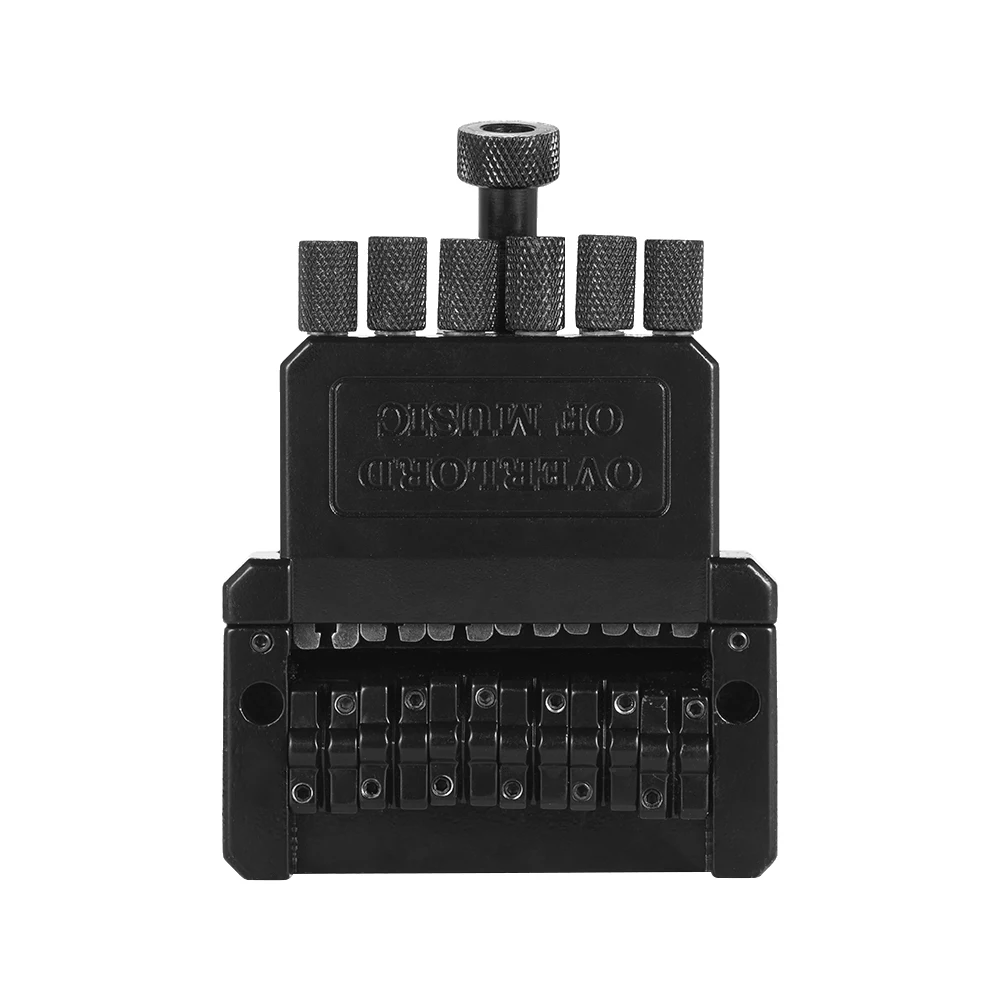 6-string Electric Guitar Tremolo Tailpiece Bridge System for Headless Guitar Part Black
6-string Electric Guitar Tremolo Tailpiece Bridge System for Headless Guitar Part Black
