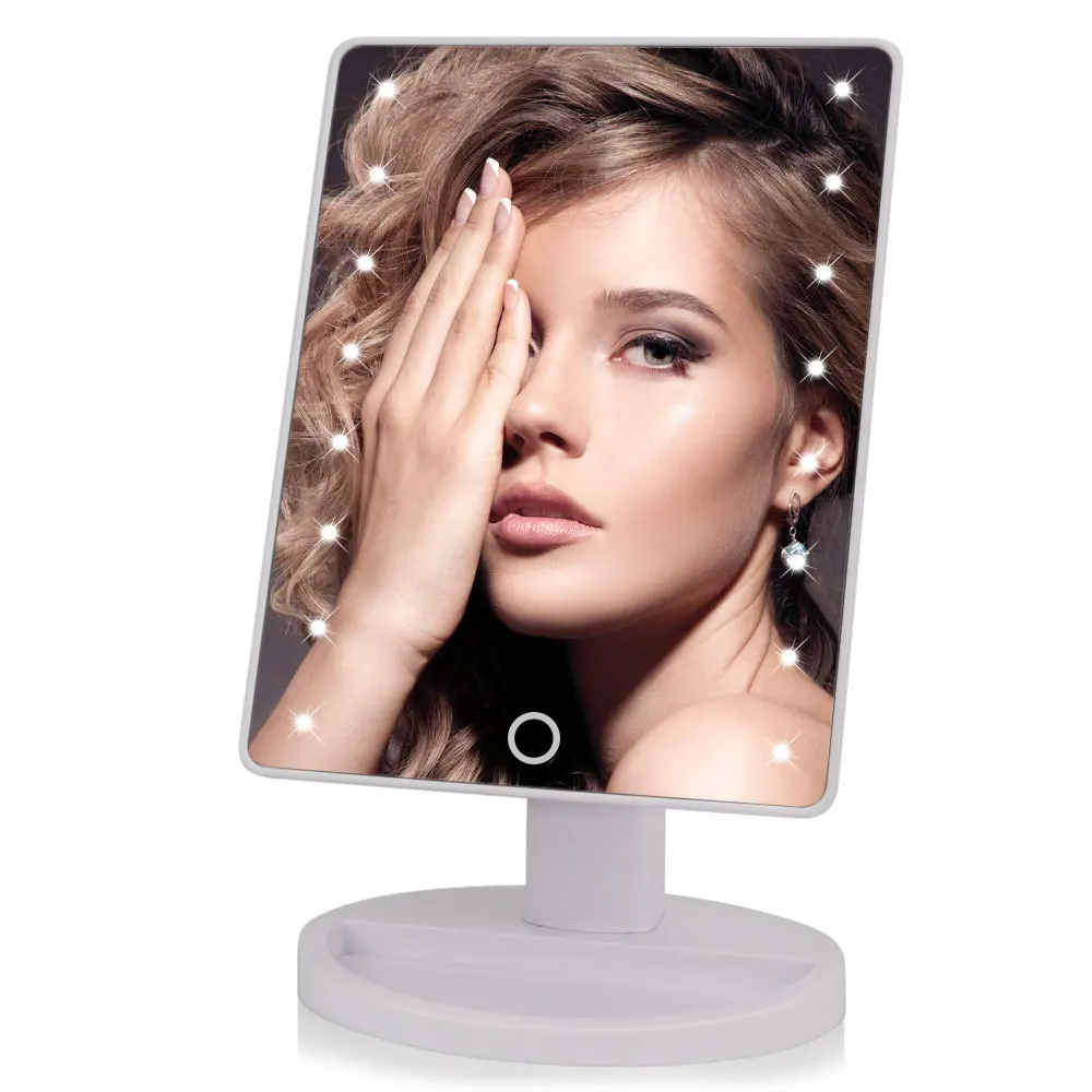 Magnifying Makeup Mirror with Lights LED Touchscreen USB Charging 360° Rotation Tool for Skin Care
Magnifying Makeup Mirror with Lights LED Touchscreen USB Charging 360° Rotation Tool for Skin Care
