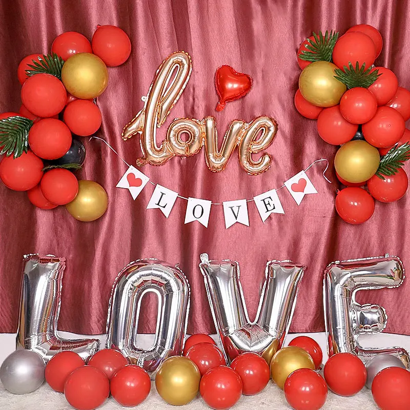 96 Double-Layer Ruby Red Gold Metal Balloon Garland Arch Wedding Birthday Balloon Decoration Party Balloon Children Baby Shower
96 Double-Layer Ruby Red Gold Metal Balloon Garland Arch Wedding Birthday Balloon Decoration Party Balloon Children Baby Shower