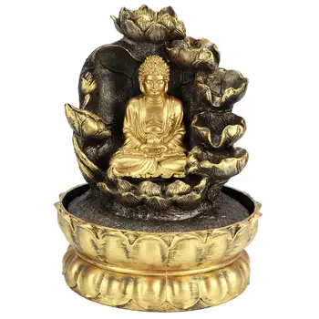 Innovative LED Buddha Statue Waterfall Fountain Tabletop Ornament with Water Pump for Home Decoration EU US Plug
Innovative LED Buddha Statue Waterfall Fountain Tabletop Ornament with Water Pump for Home Decoration EU US Plug