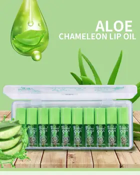 10PCS/box Of Color Changing Lip Gloss Natural Aloe Vera Plant Moisturizing Lipstick Moisture Lasting Non-fading Lip Balm TSLM1
10PCS/box Of Color Changing Lip Gloss Natural Aloe Vera Plant Moisturizing Lipstick Moisture Lasting Non-fading Lip Balm TSLM1