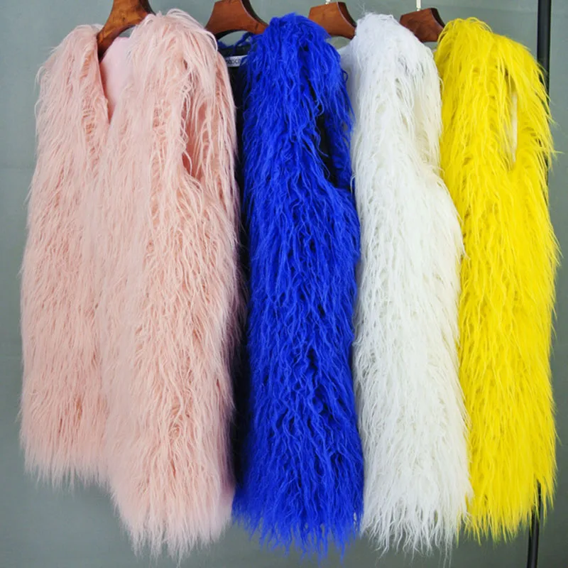 women Winter long imitation wool fur vest warm waistcoat female vest jacket
women Winter long imitation wool fur vest warm waistcoat female vest jacket