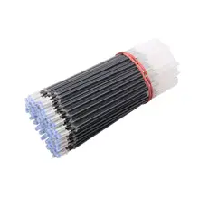 

100Pcs 0.5mm Black Blue Red Gel Pen Refills Smooth Writing Office Stationery