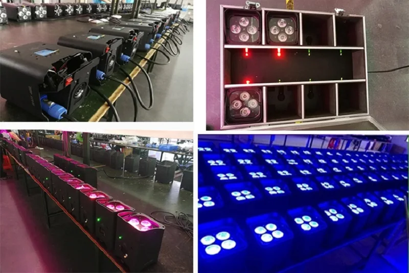 4pcs rgbwauv 6 in 1 wireless dmx led par light (8)