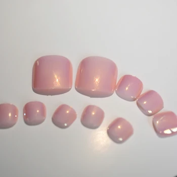 24Pcs Chameleon Mirror Pink Toe False Nails Tips Artificial Acrylic Foot Fake Nails Manicure Art Decoration Faux Ongles 
24Pcs Chameleon Mirror Pink Toe False Nails Tips Artificial Acrylic Foot Fake Nails Manicure Art Decoration Faux Ongles