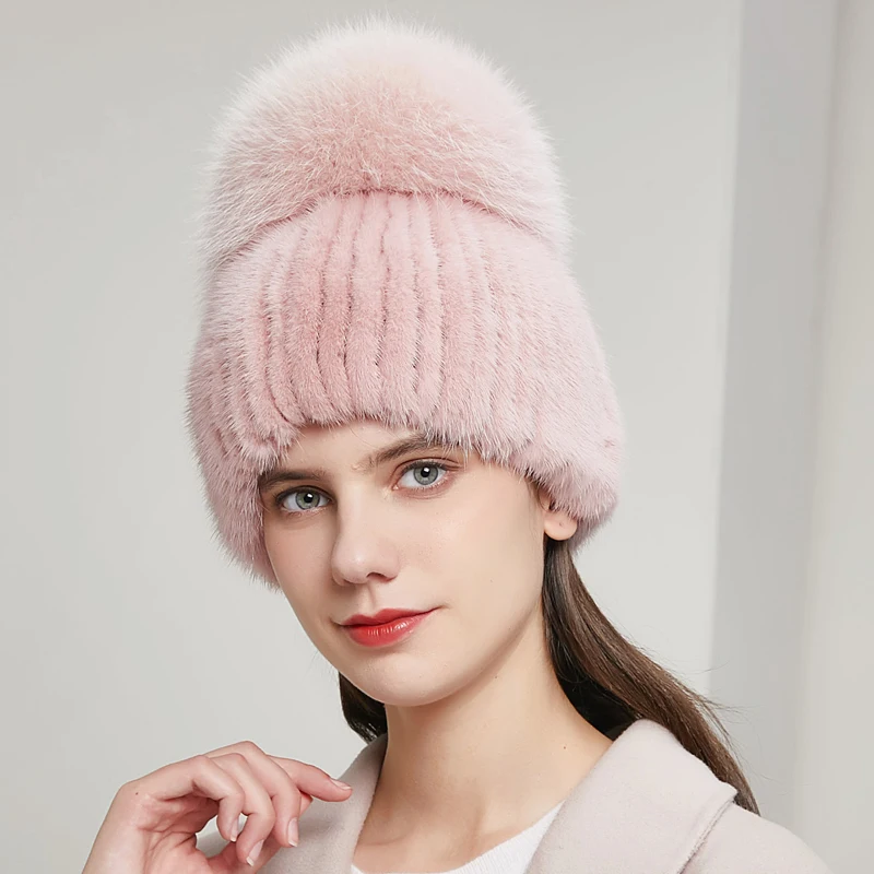 JKP real mink fur hat women high quality thick warm winter hat women fashion high quality fur pom pom beanie
JKP real mink fur hat women high quality thick warm winter hat women fashion high quality fur pom pom beanie