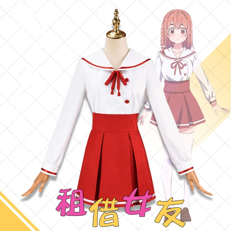 Anime Rent a Girlfriend Sakurasawa Sumi Cosplay Costume White Shirt Red Skirt Uniform Dailysuit For Women
Anime Rent a Girlfriend Sakurasawa Sumi Cosplay Costume White Shirt Red Skirt Uniform Dailysuit For Women