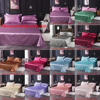 1PC Fitted Sheet Mattress Cover Satin Silk Bedding Bed Sheets Queen King Bedsheet for women Men
1PC Fitted Sheet Mattress Cover Satin Silk Bedding Bed Sheets Queen King Bedsheet for women Men