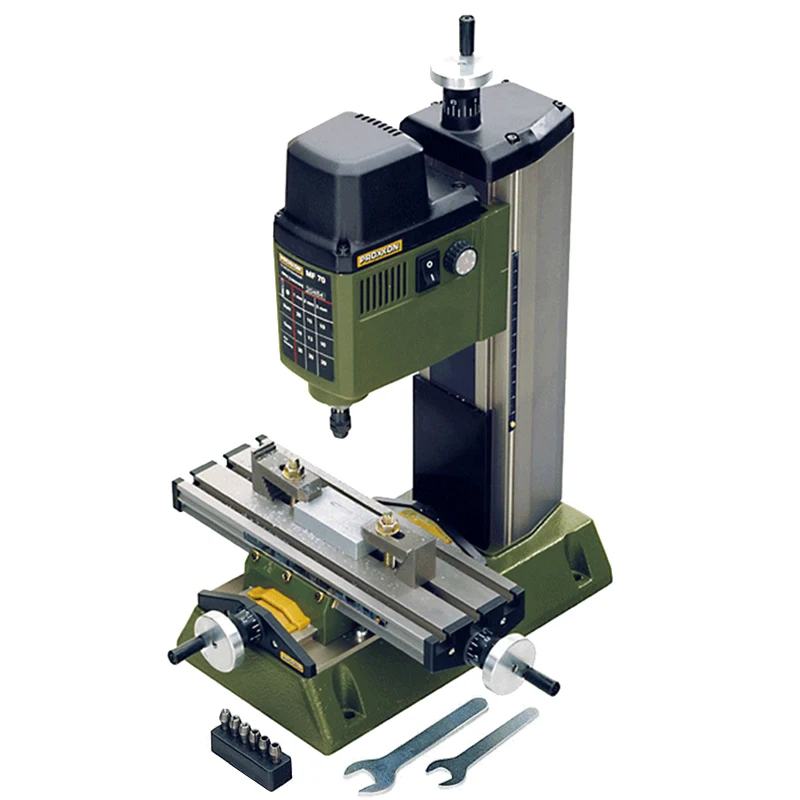 Маленький сверлильно-фрезерный станок, многофункциональный микро-фрезерный станок MF70, настольный прецизионный фрезерный станок, маленькое фрезерование
Маленький сверлильно-фрезерный станок, многофункциональный микро-фрезерный станок MF70, настольный прецизионный фрезерный станок, маленькое фрезерование