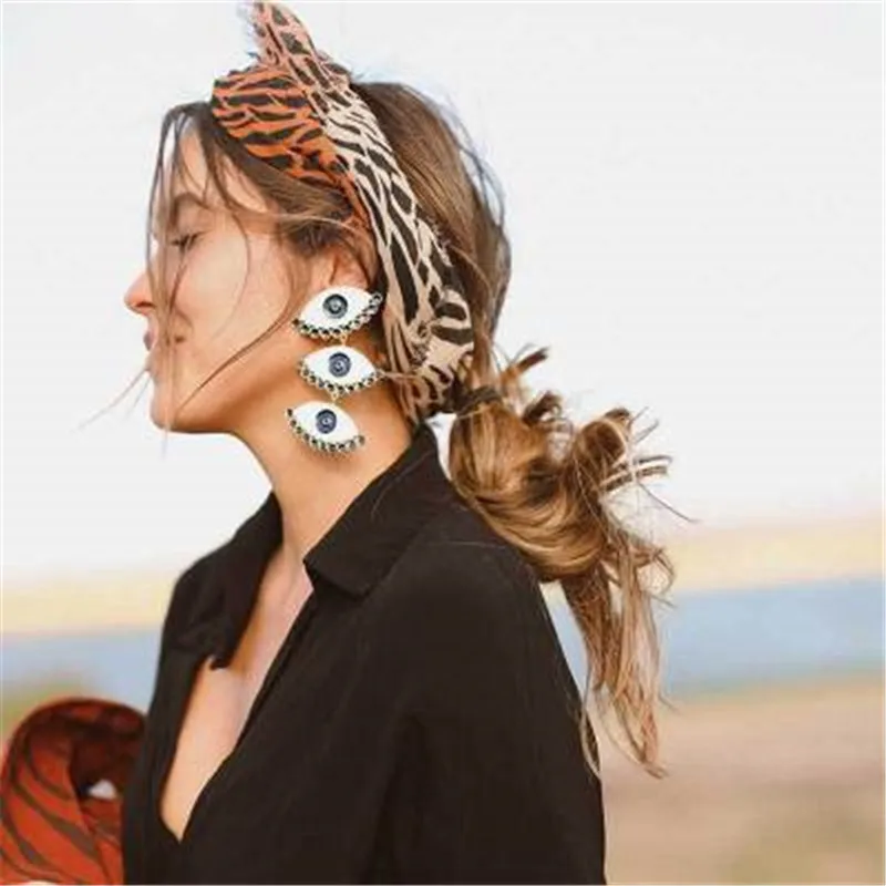Dangle Drop Women's Earrings Metal Big White Evil Devil Demon Eyes Geometric Vintage Hyperbolic Fashion Jewelry Bohemia-YS-W14
Dangle Drop Women's Earrings Metal Big White Evil Devil Demon Eyes Geometric Vintage Hyperbolic Fashion Jewelry Bohemia-YS-W14