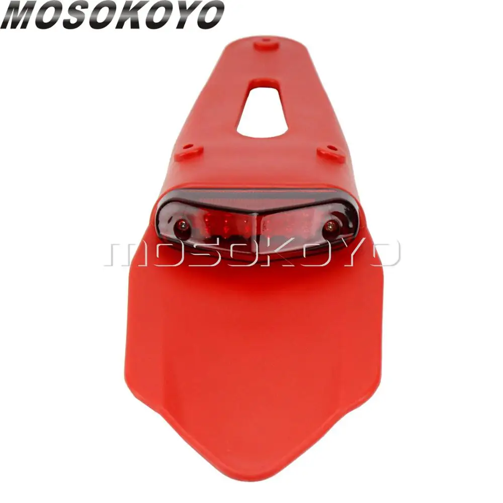 LED Rear Fender Tail Light For Suzuki Honda CRF XR TTR EXC KTM Enduro Dirt Bike Universal Brake Taillamp w/ License Plate Holder
LED Rear Fender Tail Light For Suzuki Honda CRF XR TTR EXC KTM Enduro Dirt Bike Universal Brake Taillamp w/ License Plate Holder