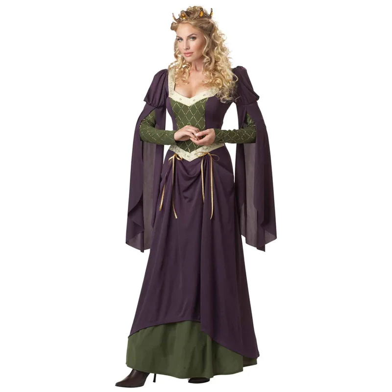 Sexy Medieval Vintage Royal Court Queen Cosplay Costume Halloween Carnival Party Ancient Greek goddess Fancy Dress
Sexy Medieval Vintage Royal Court Queen Cosplay Costume Halloween Carnival Party Ancient Greek goddess Fancy Dress