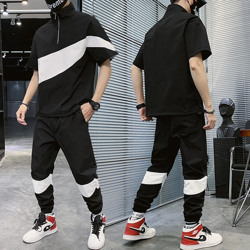 High Quality 2020 Summer Tracksuit For Me Casual Short Sleeve T-shirt & Pants 2 Pieces Set M-3XL Plus Size Men Set Sweat Suit
High Quality 2020 Summer Tracksuit For Me Casual Short Sleeve T-shirt & Pants 2 Pieces Set M-3XL Plus Size Men Set Sweat Suit