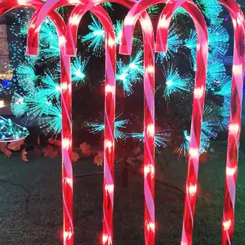 4pcs Solar LED Christmas Candy Cane Pathway Lights Christmas Landscape Lawn Lamps Outdoor Christmas Decorations 
4pcs Solar LED Christmas Candy Cane Pathway Lights Christmas Landscape Lawn Lamps Outdoor Christmas Decorations