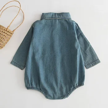 2020 Jumpsuit for Baby Soft Denim Rompers Autumn Baby Girls Fashion Long Sleeve Jumpsuit Fart Climbing Suit 
2020 Jumpsuit for Baby Soft Denim Rompers Autumn Baby Girls Fashion Long Sleeve Jumpsuit Fart Climbing Suit