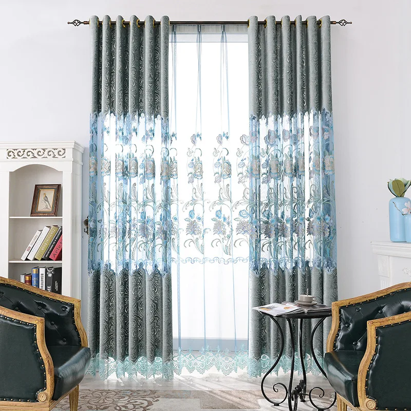 Chenille Finished Curtain Semi Shading Embroidery Curtains for Bedroom for Living Room Modern and Simple European Style Curtains
Chenille Finished Curtain Semi Shading Embroidery Curtains for Bedroom for Living Room Modern and Simple European Style Curtains